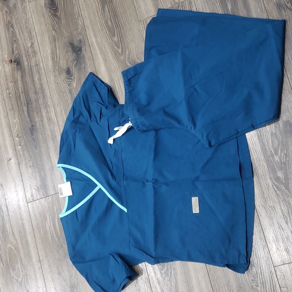URBANE SCRUB SET -TEAL